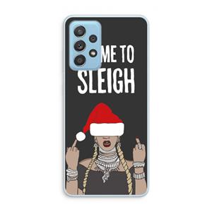 CaseCompany Came To Sleigh: Samsung Galaxy A73 Transparant Hoesje