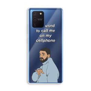 CaseCompany Hotline bling: Samsung Galaxy Note 10 Lite Transparant Hoesje