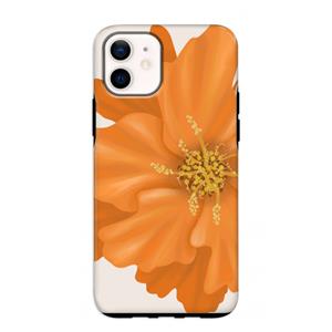 CaseCompany Orange Ellila flower: iPhone 12 mini Tough Case