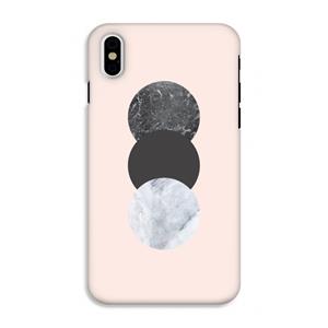 CaseCompany Marmeren cirkels: iPhone XS Tough Case