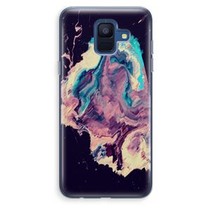 CaseCompany Cosmic Silence: Samsung Galaxy A6 (2018) Transparant Hoesje