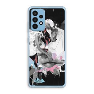 CaseCompany Camouflage de sommeil: Samsung Galaxy A52 Transparant Hoesje