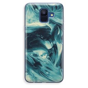 CaseCompany Dreaming About Whales: Samsung Galaxy A6 (2018) Transparant Hoesje