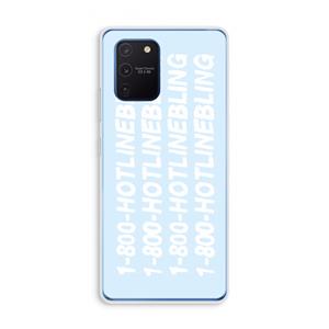 CaseCompany Hotline bling blue: Samsung Galaxy Note 10 Lite Transparant Hoesje
