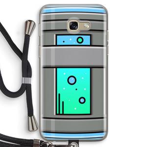 CaseCompany Chug Bottle: Samsung Galaxy A5 (2017) Transparant Hoesje met koord