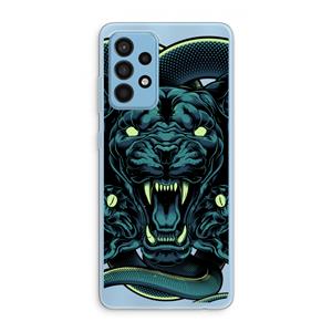 CaseCompany Cougar and Vipers: Samsung Galaxy A52 Transparant Hoesje