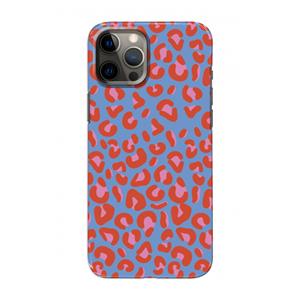 CaseCompany Leopard blue: Volledig geprint iPhone 12 Hoesje