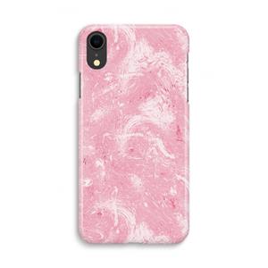 CaseCompany Abstract Painting Pink: iPhone XR Volledig Geprint Hoesje