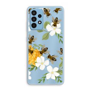 CaseCompany No flowers without bees: Samsung Galaxy A52 Transparant Hoesje