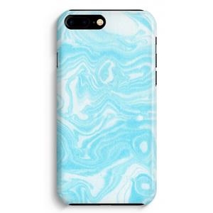 CaseCompany Waterverf blauw: iPhone 8 Plus Volledig Geprint Hoesje