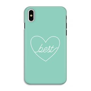 CaseCompany Best heart pastel: iPhone XS Tough Case