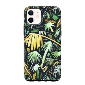 CaseCompany Tropical Palms Dark: iPhone 12 mini Tough Case