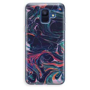 CaseCompany Light Years Beyond: Samsung Galaxy A6 (2018) Transparant Hoesje
