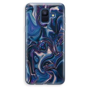 CaseCompany Mirrored Mirage: Samsung Galaxy A6 (2018) Transparant Hoesje