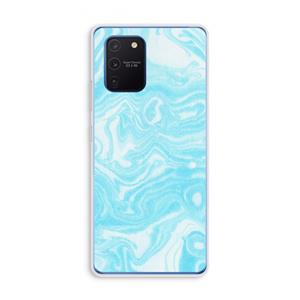 CaseCompany Waterverf blauw: Samsung Galaxy Note 10 Lite Transparant Hoesje
