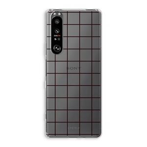 CaseCompany Rooster: Sony Xperia 1 III Transparant Hoesje