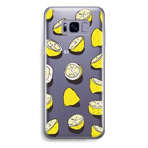 CaseCompany When Life Gives You Lemons...: Samsung Galaxy S8 Plus Transparant Hoesje