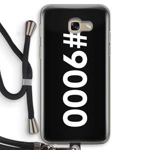 CaseCompany 9000: Samsung Galaxy A5 (2017) Transparant Hoesje met koord