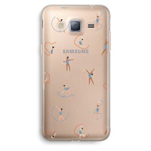 CaseCompany Dancing #3: Samsung Galaxy J3 (2016) Transparant Hoesje