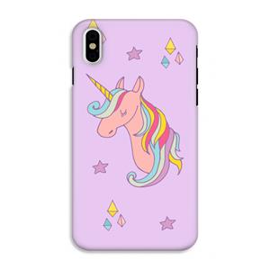 CaseCompany Roze eenhoorn: iPhone XS Tough Case