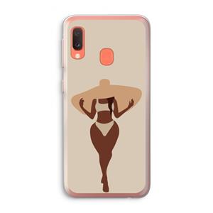 CaseCompany Let's get salty: Samsung Galaxy A20e Transparant Hoesje