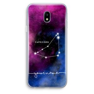 CaseCompany Sterrenbeeld - Donker: Samsung Galaxy J3 (2017) Transparant Hoesje