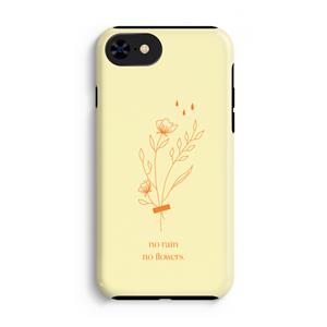 CaseCompany No rain no flowers: iPhone SE 2020 Tough Case