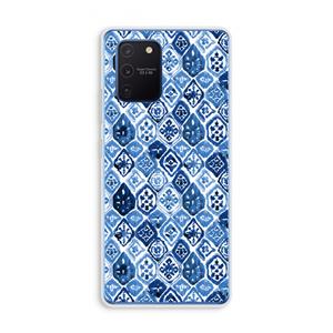 CaseCompany Blauw motief: Samsung Galaxy Note 10 Lite Transparant Hoesje