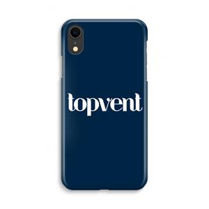 CaseCompany Topvent Navy: iPhone XR Volledig Geprint Hoesje