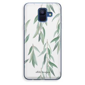 CaseCompany Branch up your life: Samsung Galaxy A6 (2018) Transparant Hoesje