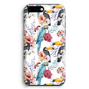 CaseCompany Bloemen tukan: iPhone 8 Plus Volledig Geprint Hoesje