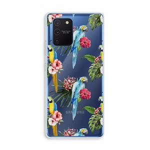 CaseCompany Kleurrijke papegaaien: Samsung Galaxy Note 10 Lite Transparant Hoesje