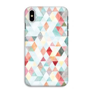 CaseCompany Gekleurde driehoekjes pastel: iPhone XS Tough Case