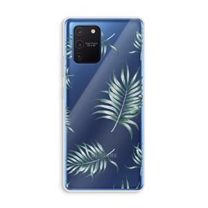 CaseCompany Simple leaves: Samsung Galaxy Note 10 Lite Transparant Hoesje