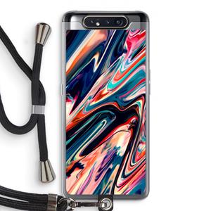 CaseCompany Quantum Being: Samsung Galaxy A80 Transparant Hoesje met koord