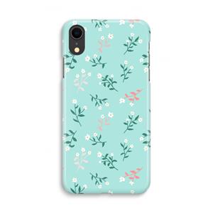 CaseCompany Small white flowers: iPhone XR Volledig Geprint Hoesje