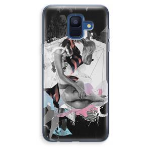 CaseCompany Camouflage de sommeil: Samsung Galaxy A6 (2018) Transparant Hoesje