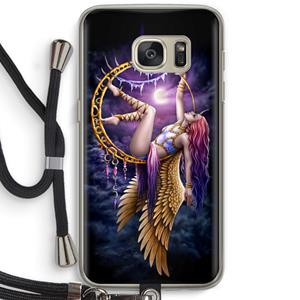 CaseCompany Aerial Angel: Samsung Galaxy S7 Transparant Hoesje met koord