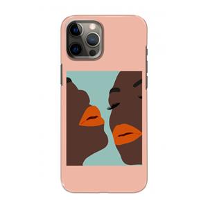 CaseCompany Orange lips: Volledig geprint iPhone 12 Hoesje