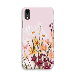 CaseCompany Painted wildflowers: iPhone XR Volledig Geprint Hoesje