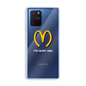 CaseCompany I'm lovin' you: Samsung Galaxy Note 10 Lite Transparant Hoesje