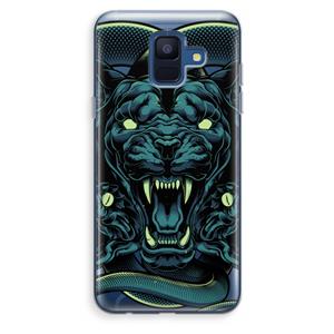 CaseCompany Cougar and Vipers: Samsung Galaxy A6 (2018) Transparant Hoesje
