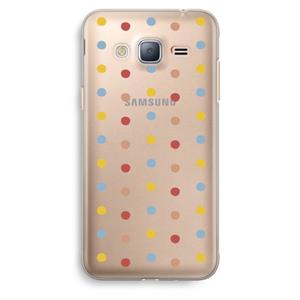 CaseCompany Bollen: Samsung Galaxy J3 (2016) Transparant Hoesje