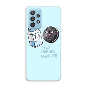 CaseCompany Best Friend Forever: Samsung Galaxy A73 Transparant Hoesje