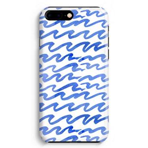 CaseCompany Blauwe golven: iPhone 8 Plus Volledig Geprint Hoesje