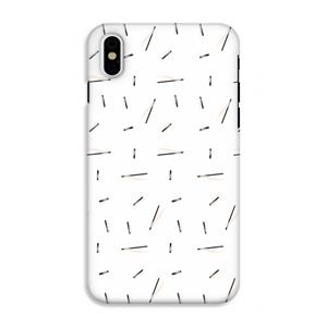 CaseCompany Hipster stripes: iPhone XS Tough Case