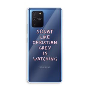 CaseCompany Christian Grey: Samsung Galaxy Note 10 Lite Transparant Hoesje