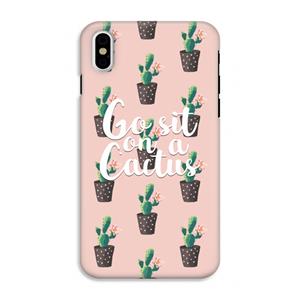 CaseCompany Cactus quote: iPhone XS Tough Case