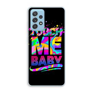 CaseCompany Touch Me: Samsung Galaxy A73 Transparant Hoesje