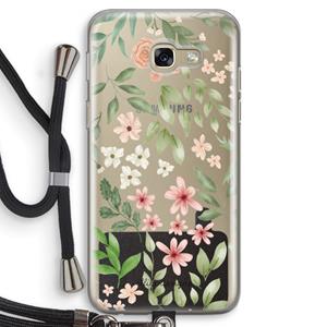 CaseCompany Botanical sweet flower heaven: Samsung Galaxy A5 (2017) Transparant Hoesje met koord